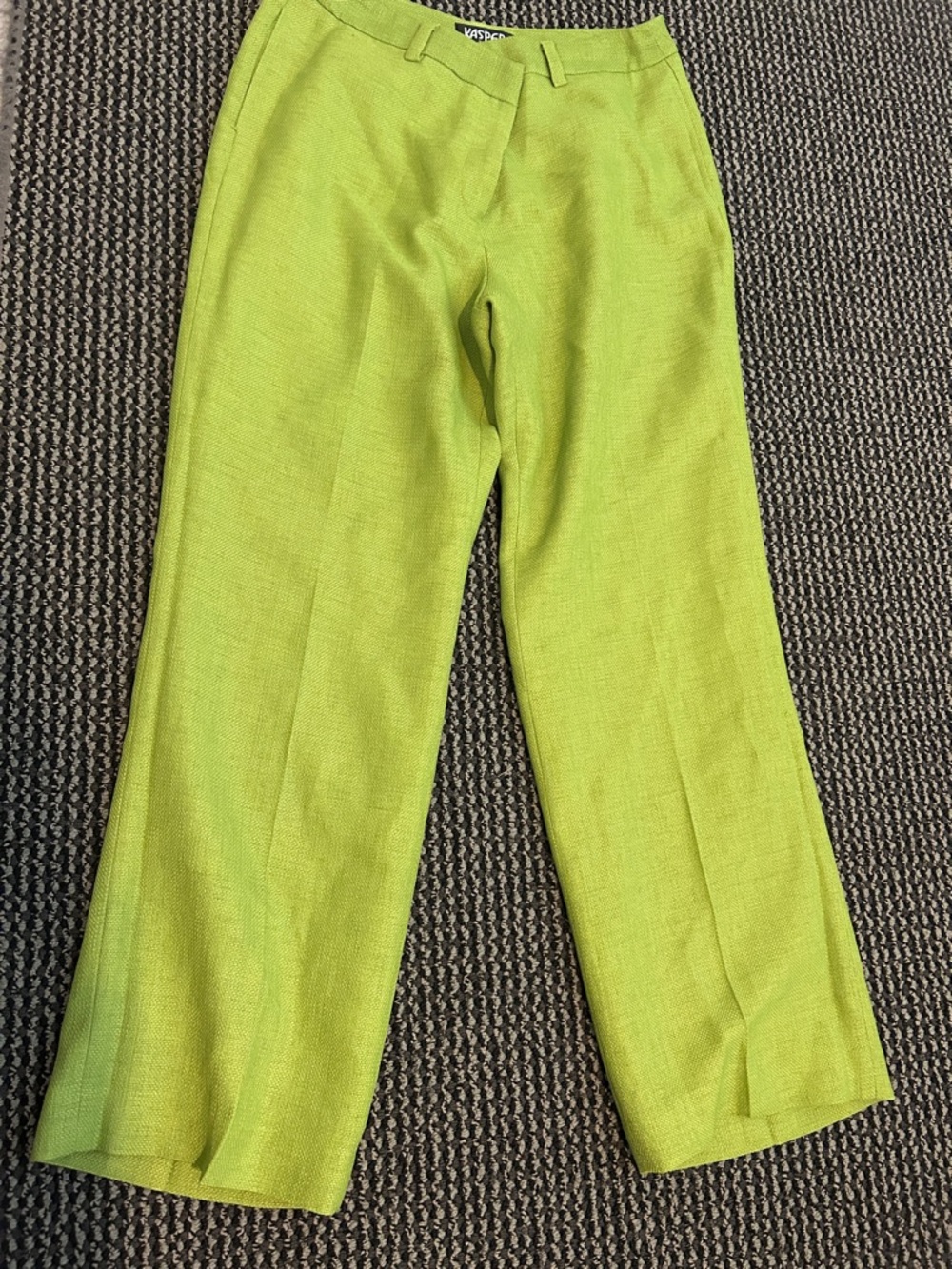 Kasper Petite Neon Lime Pant.